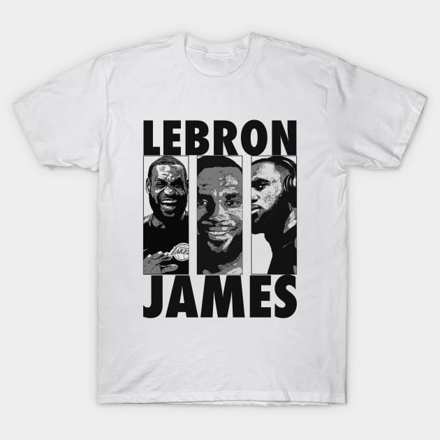 Lebron James The King T-Shirt by Playful Creatives